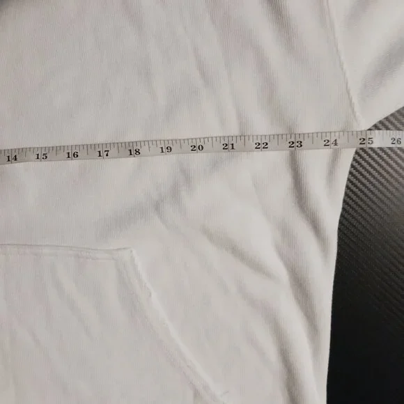 Aerie White Half-Zip Sweatshirt - Picture 12 of 13